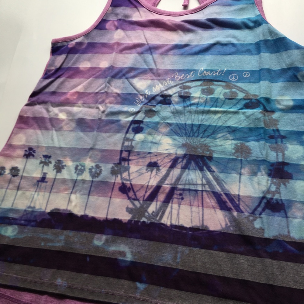 Purple and blue shirt for girls